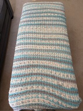 Hand Crocheted Rectangular Prayer Shawl